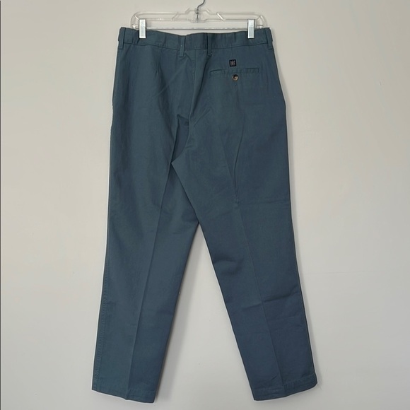 Blue Chinos with Straight-Leg Fit and Belt Loops - Picture 3 of 5